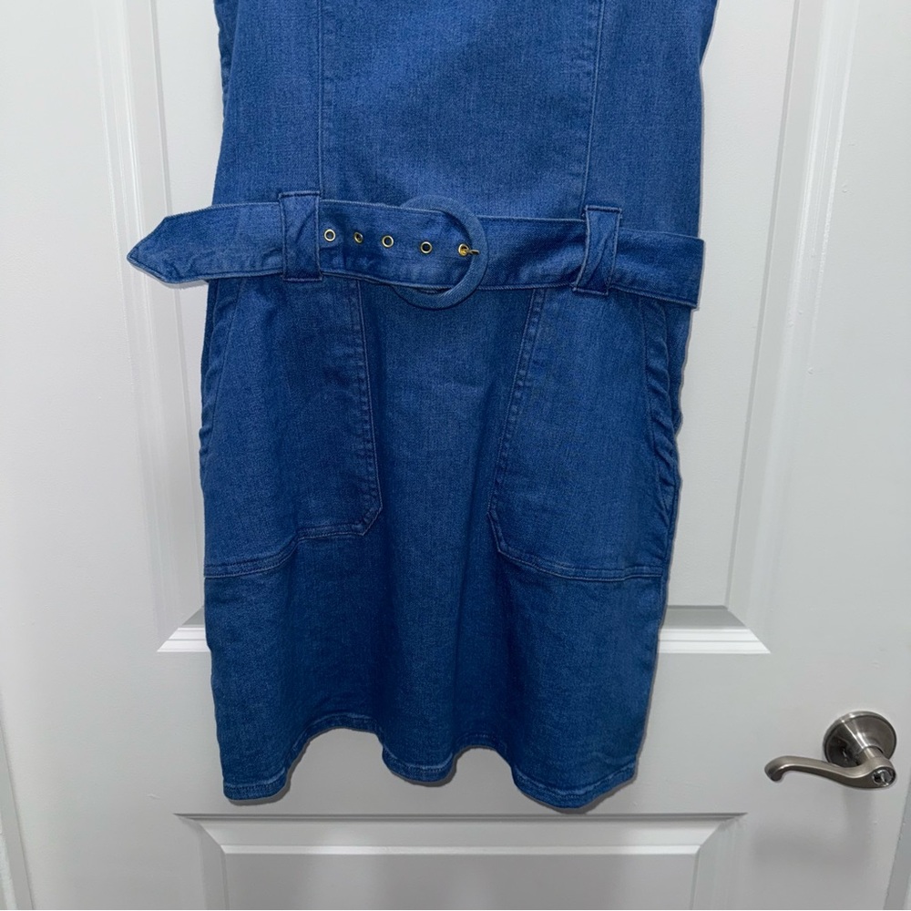 NWT Show Me Your MuMu Billings Dress Denim Mini Dress - Picture 4 of 9